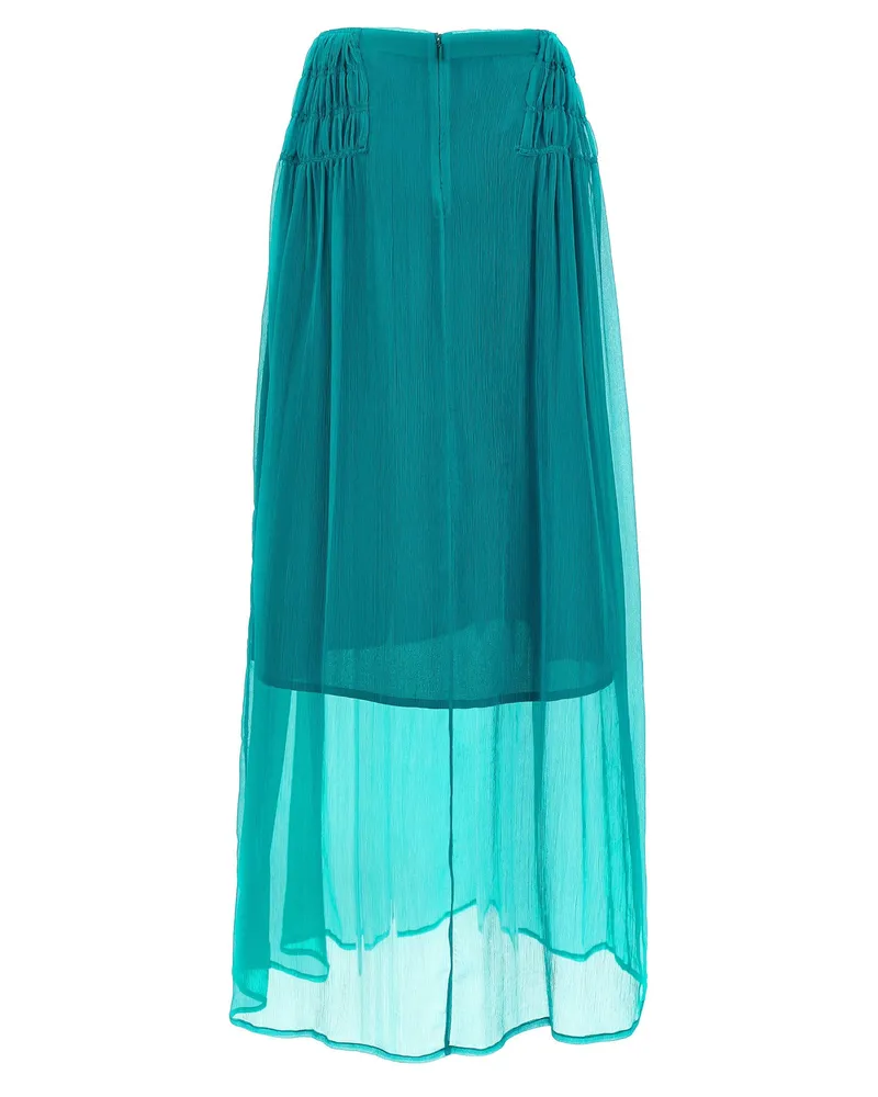 Dries van Noten Scarlett Skirt — Teal Teal