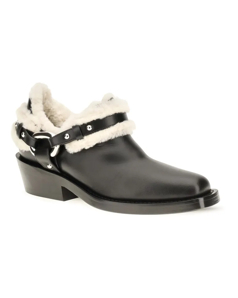 Paco Rabanne Women's Biker Ankle Boot Black Black
