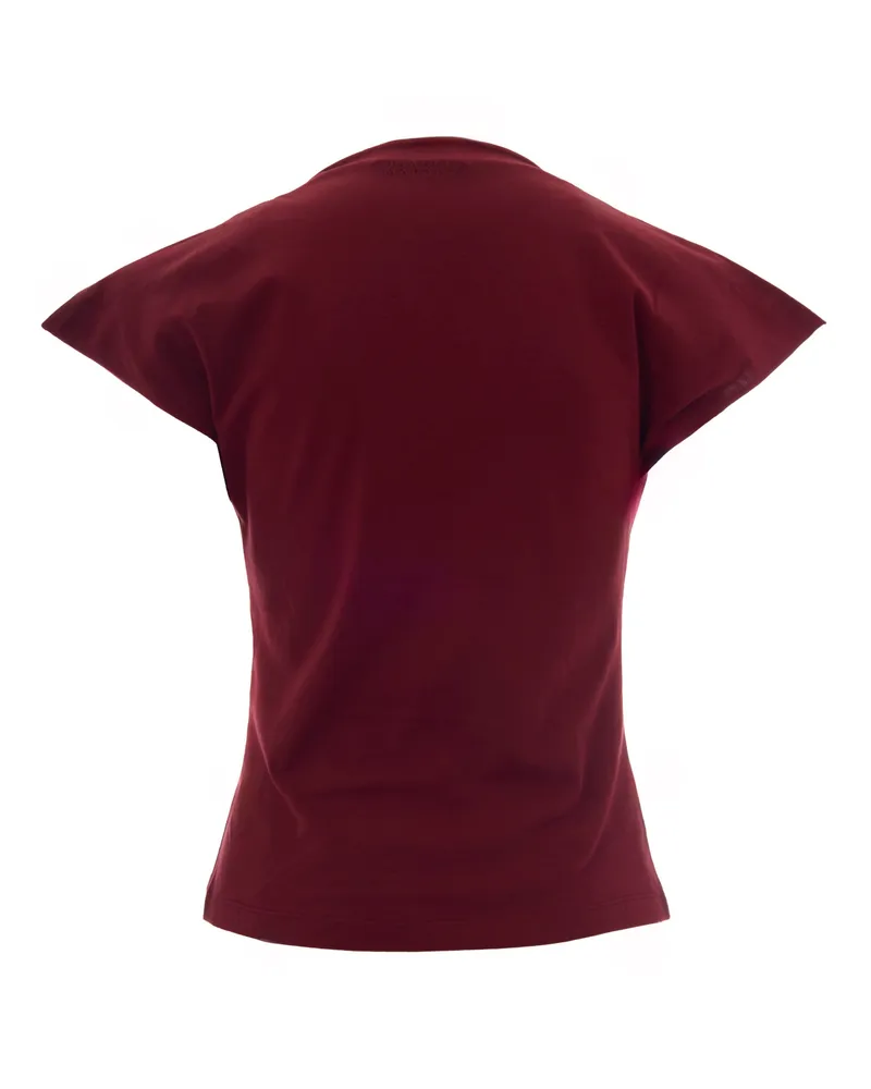 Isabel Marant Women's Top Nadrine Dark Burgundy Cotton Tops Red
