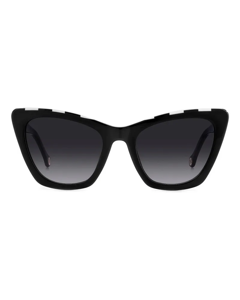 Carolina Herrera New York Women's Black Acetate Sunglasses Black
