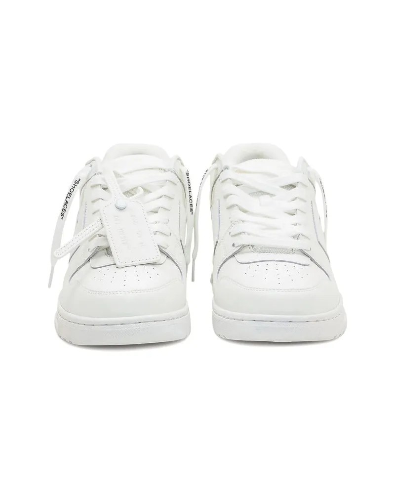 OFF-WHITE Panelled Calf Leather Sneakers — White White