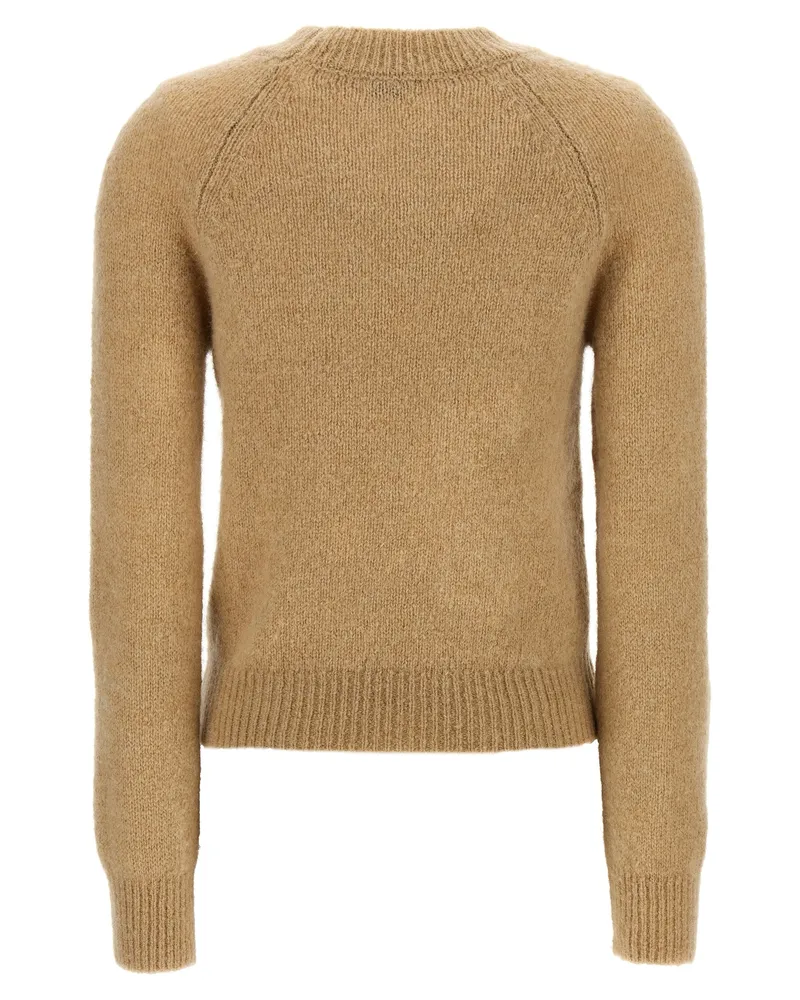 Dries van Noten Women's Beige Wool Cardigan Clothing Beige