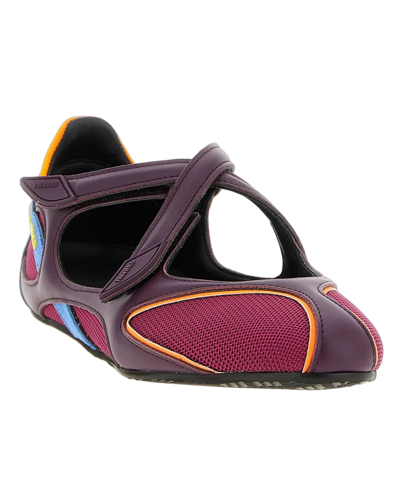 ATTICO Women's Multicolor Polyethylene Ballet Flats Multicolor