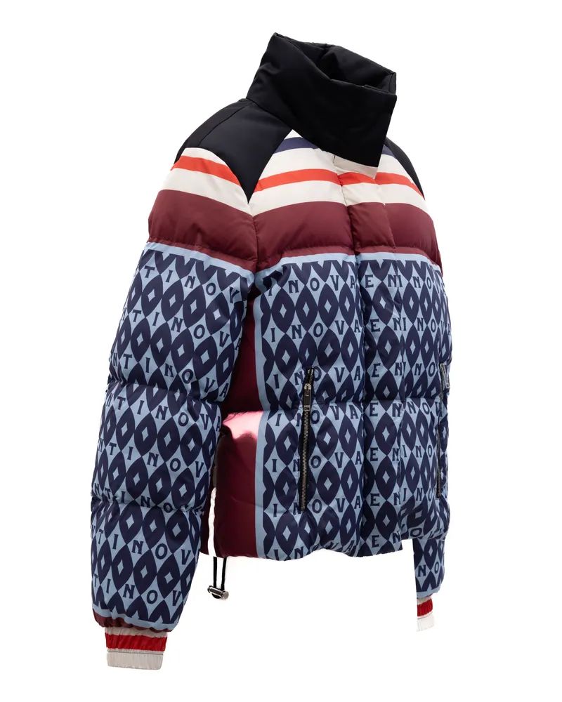 Valentino Garavani Women Wool Coat Burgundy Clothing Navy