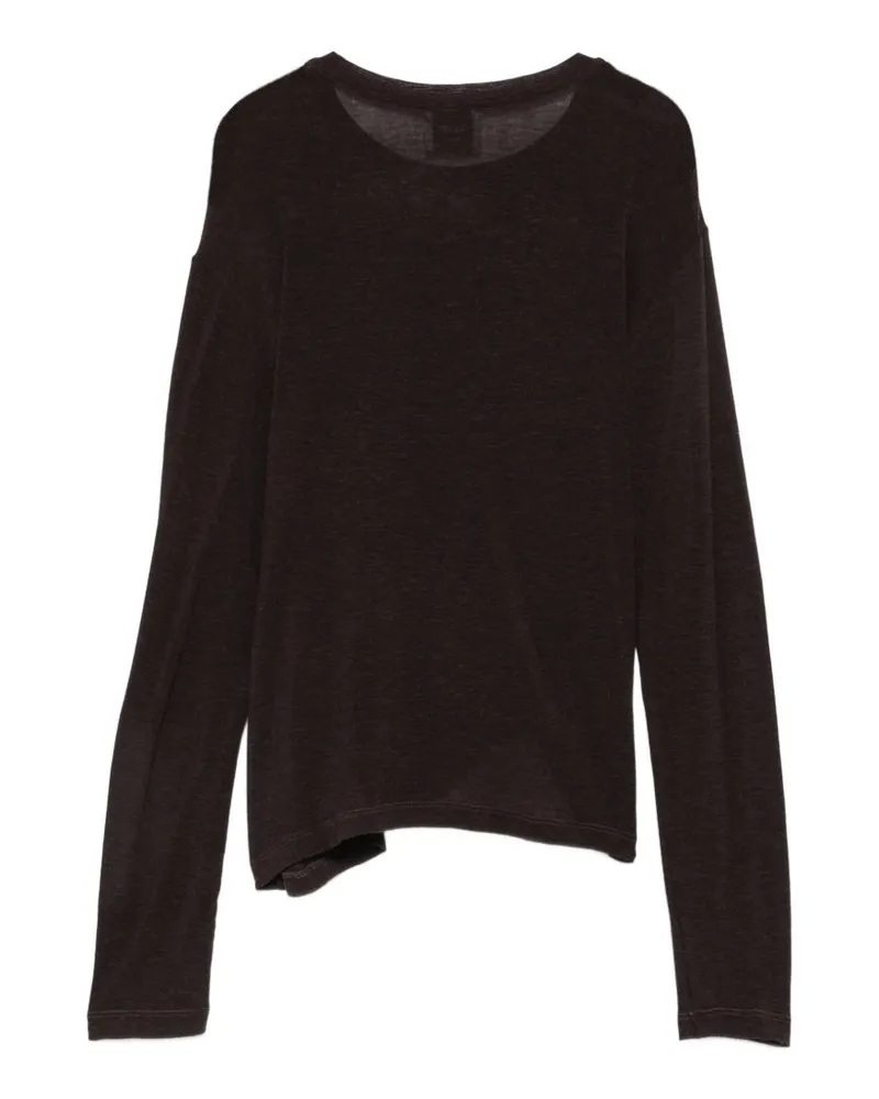 ALYSI Knot Crewneck Sweater — Black Black