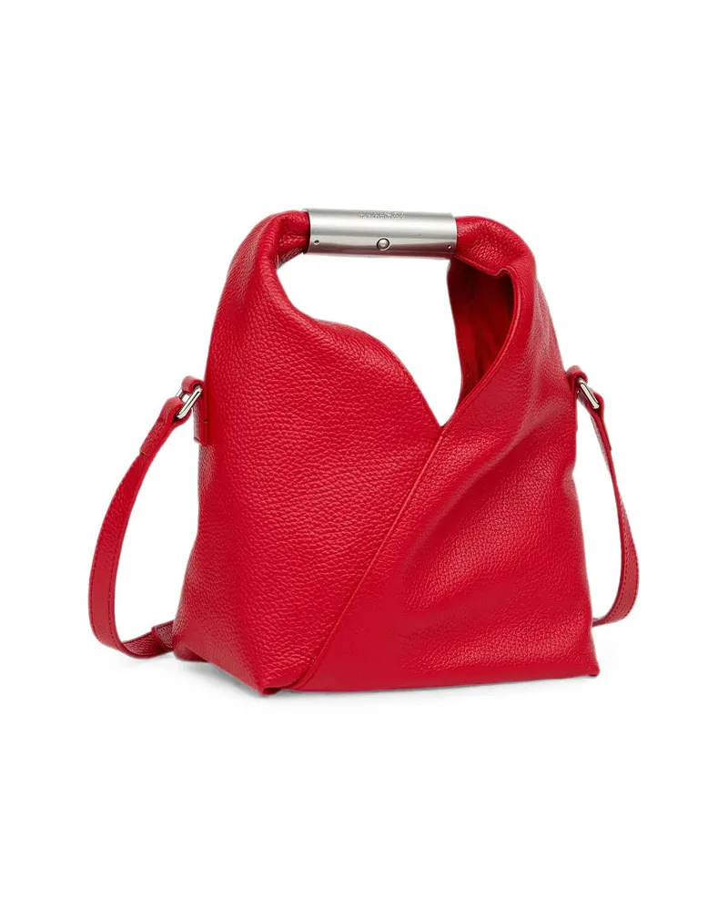 Maison Margiela Grained Calf Leather Shoulder Bag — Red Red
