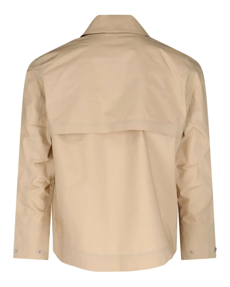 K-Way Men's Jackets Beige Cotton Beige