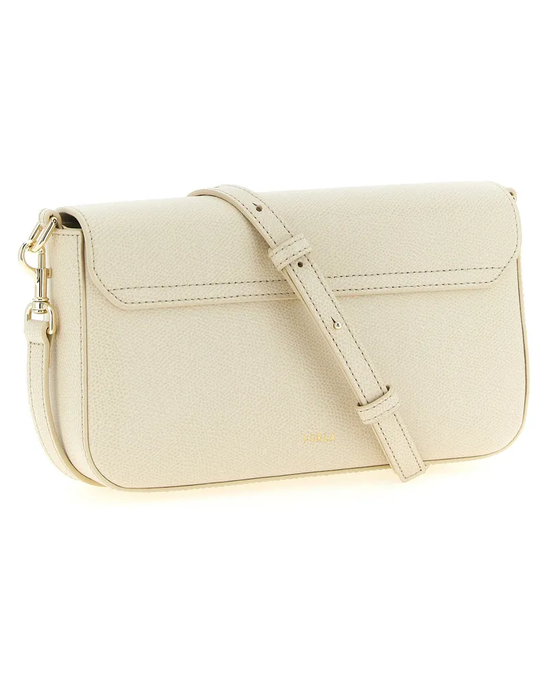 Furla Iride S Crossbody Bag — Cream Cream