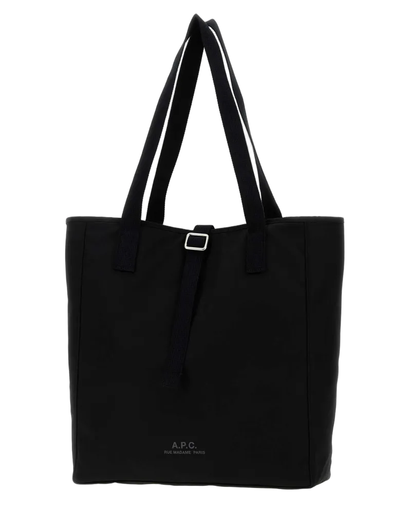 A.P.C. Men's Cabas Archive Tote Black Polyester Black