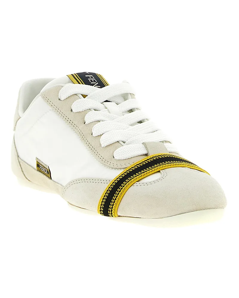 Fendi Wrap Sneakers — White White