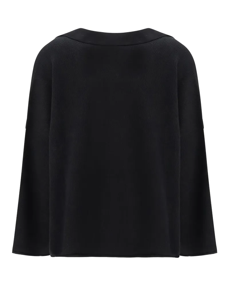 Alanui Women Sweater With Polo Collar Black Black