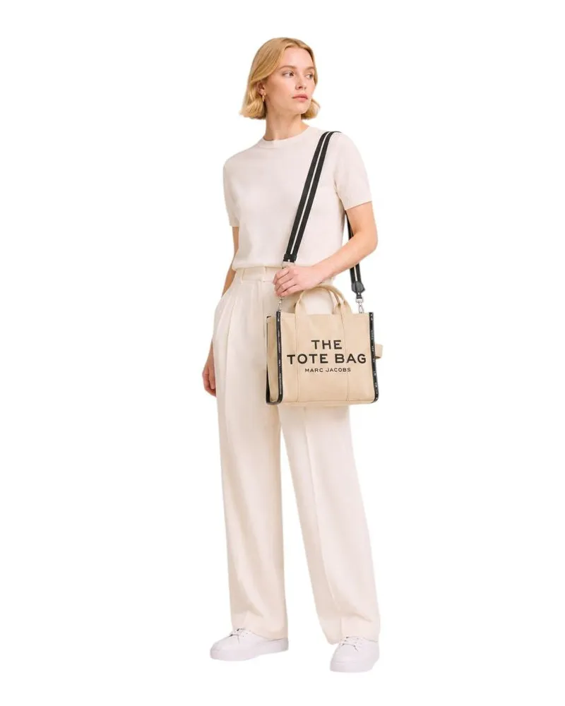 Marc Jacobs Women's Satchel Bag Warm Sand Cotton - Tote-Bags Beige