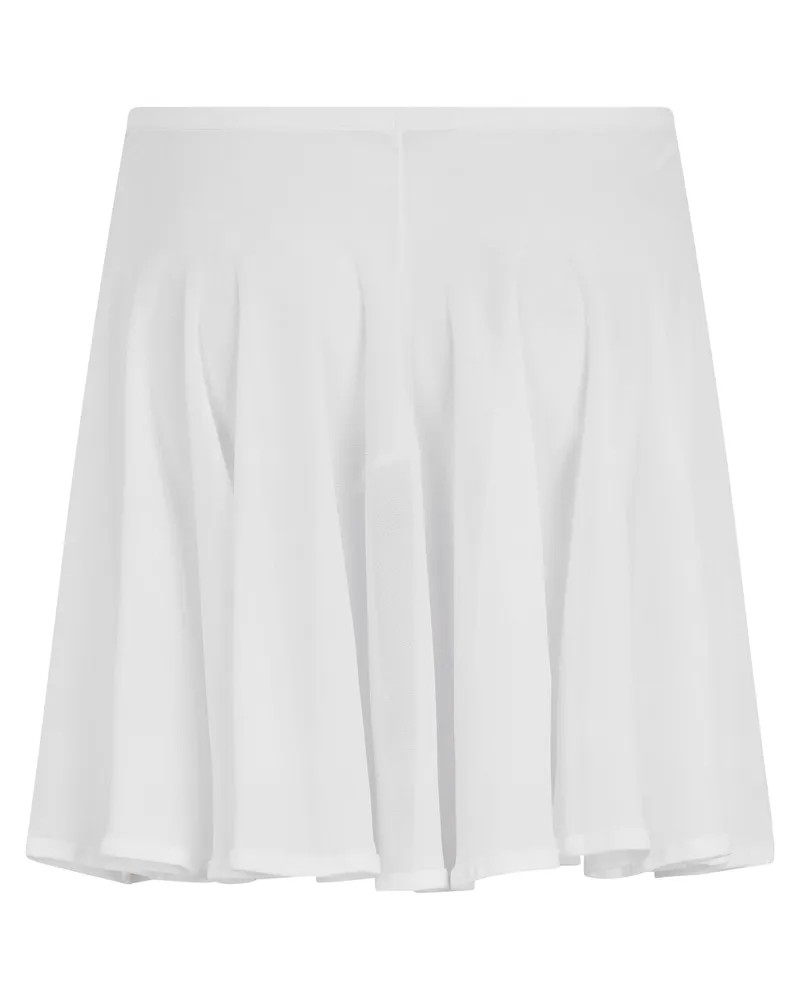 Alaïa Women's Mini Skirt Fine-Knit White Viscose White