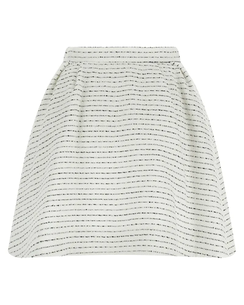 Alessandra Rich Wheel Skirt — Ivory Cream