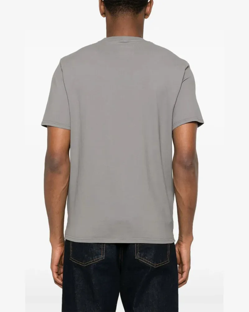 Fedeli Men's Short-Sleeve Cotton T-Shirt Ss24 M Grey