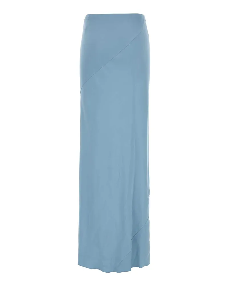 Ermanno Scervino Women's Light-Blue Twill Skirt Azzurro Exterior: Viscose Elastane Gonne Blue