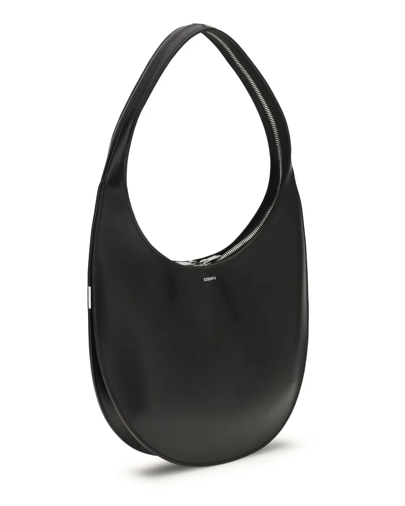 COPERNI Women's Shoulder Bag Swipe Black Leather Calf Black