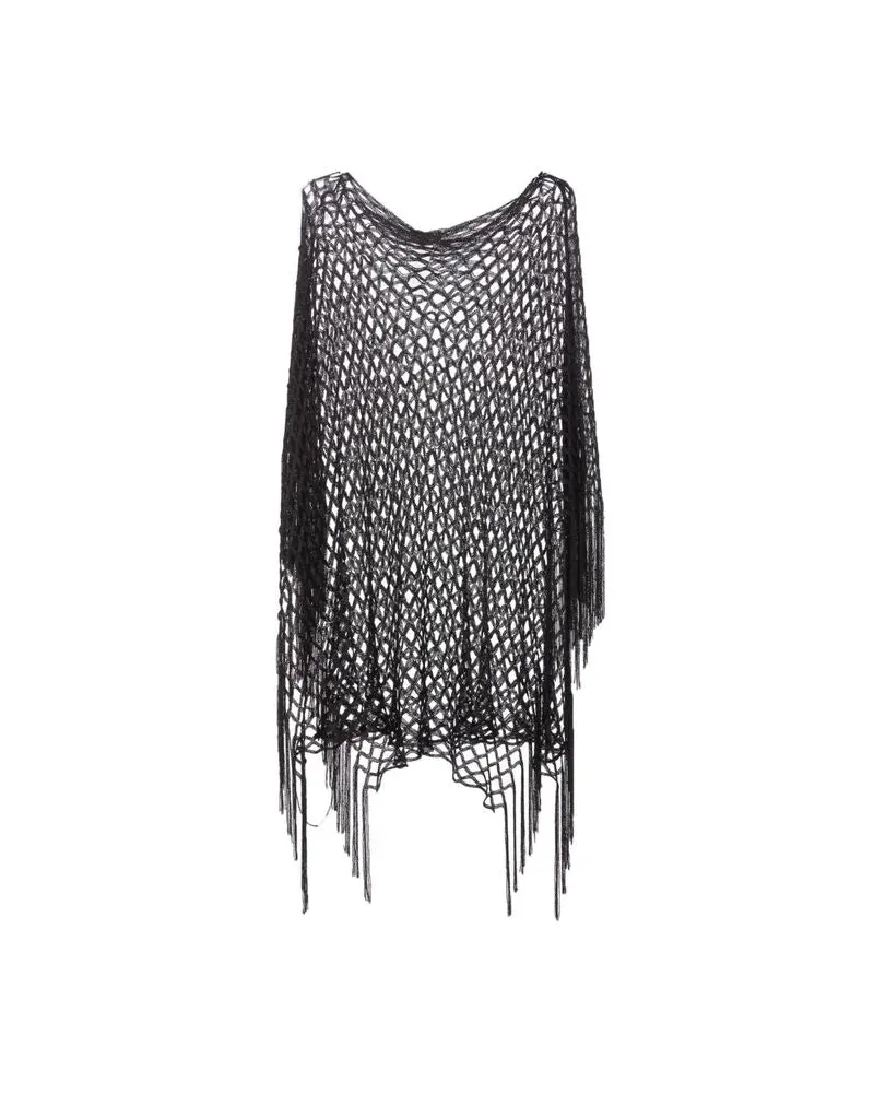Liu Jo Women's Poncho Black Polyester Apparel Other Black