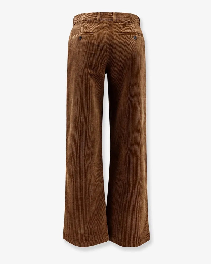 Dunst Men's Corduroy Trousers Brown Cotton Brown
