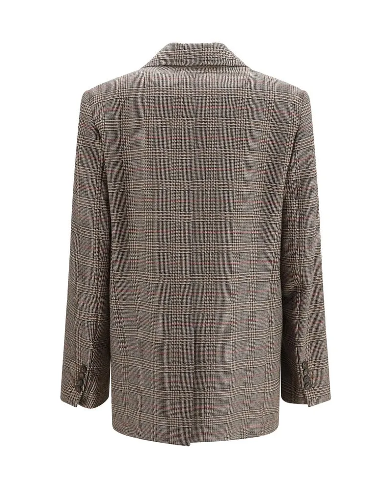 Max Mara Women's Brown Wool Oves Aries Blazer Clothing Brown