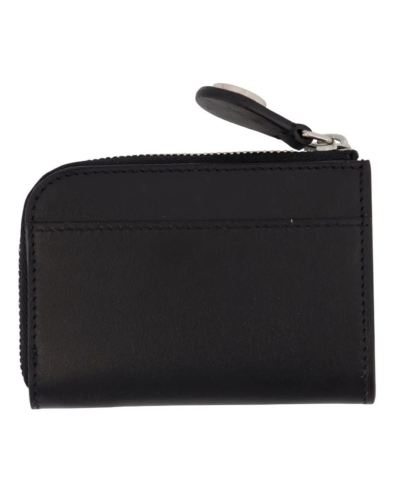 Acne Studios Unisex Wallet -  Leather Black Calfskin Accessories Black