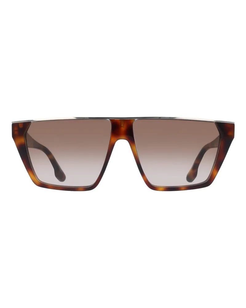 Victoria Beckham Women's Vb683s Logo Sunglasses Brown Accessories Brown