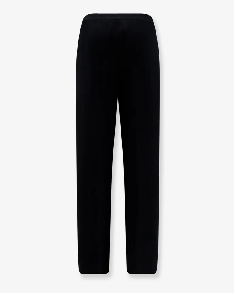 Loro Piana Men's Trousers Petunia Black Cashmere Black