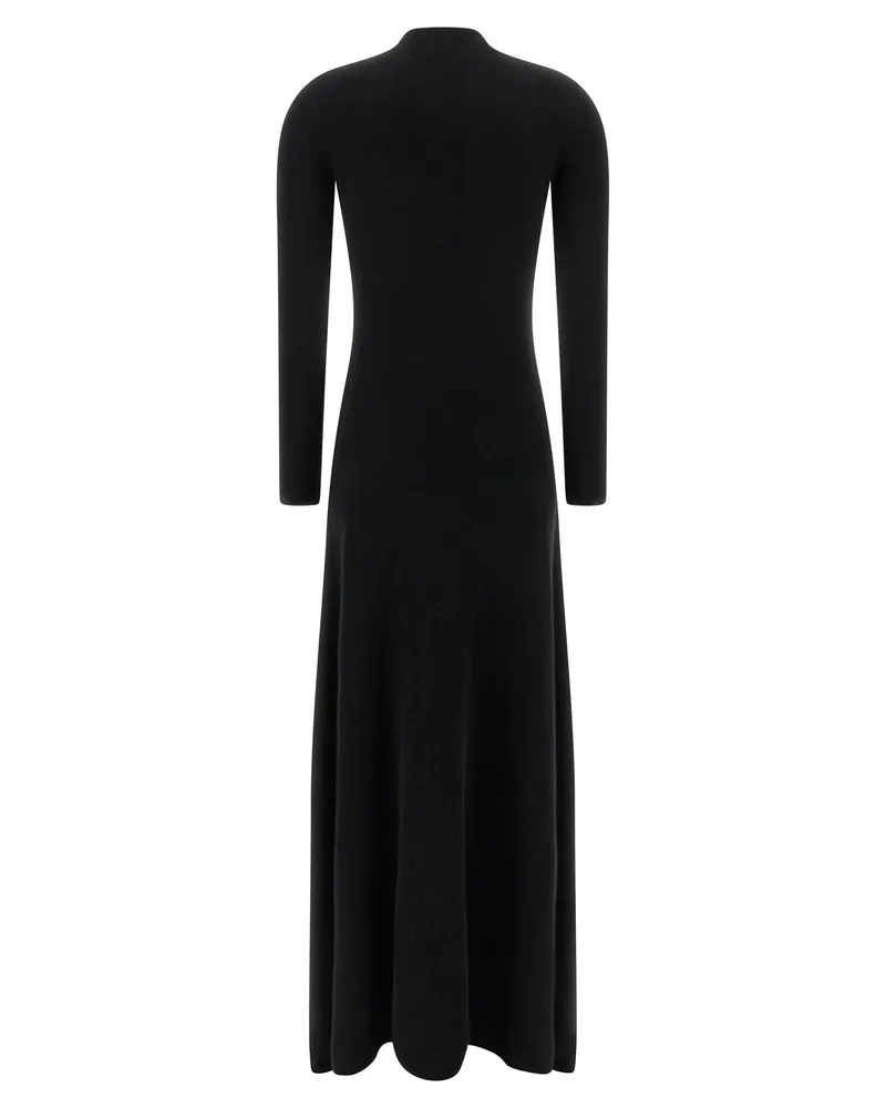 Tom Ford Women Black Cashmere Long Dress Black