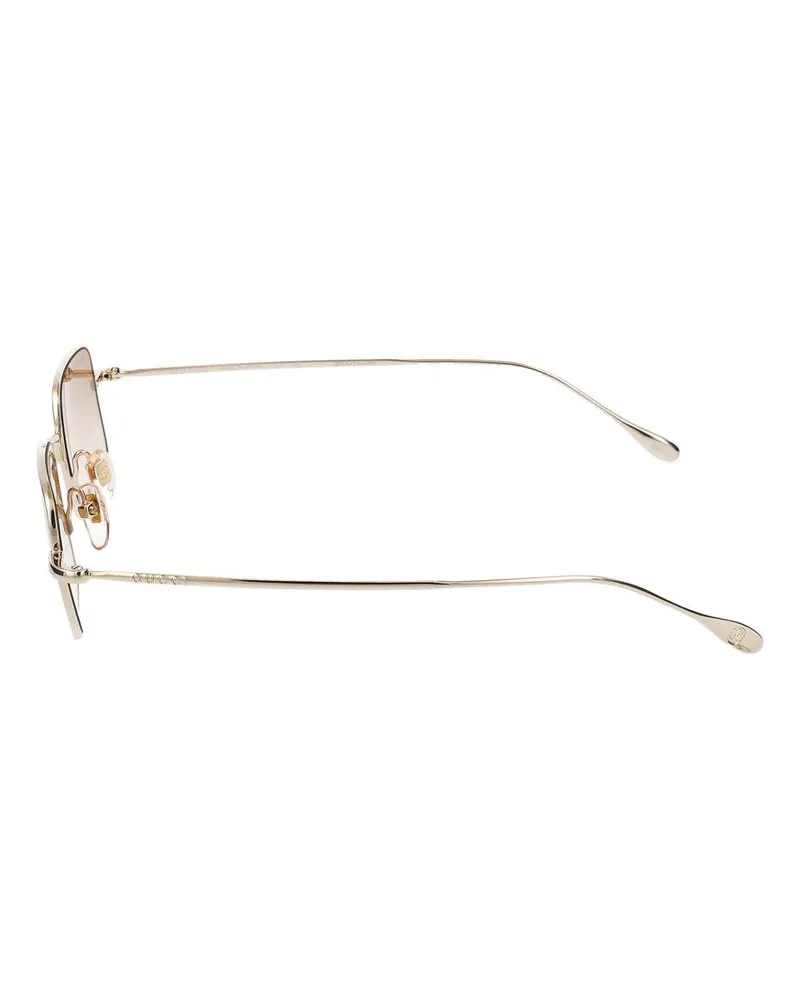 Gucci Unisex Gg1813s Sunglasses Gold Metal Gold