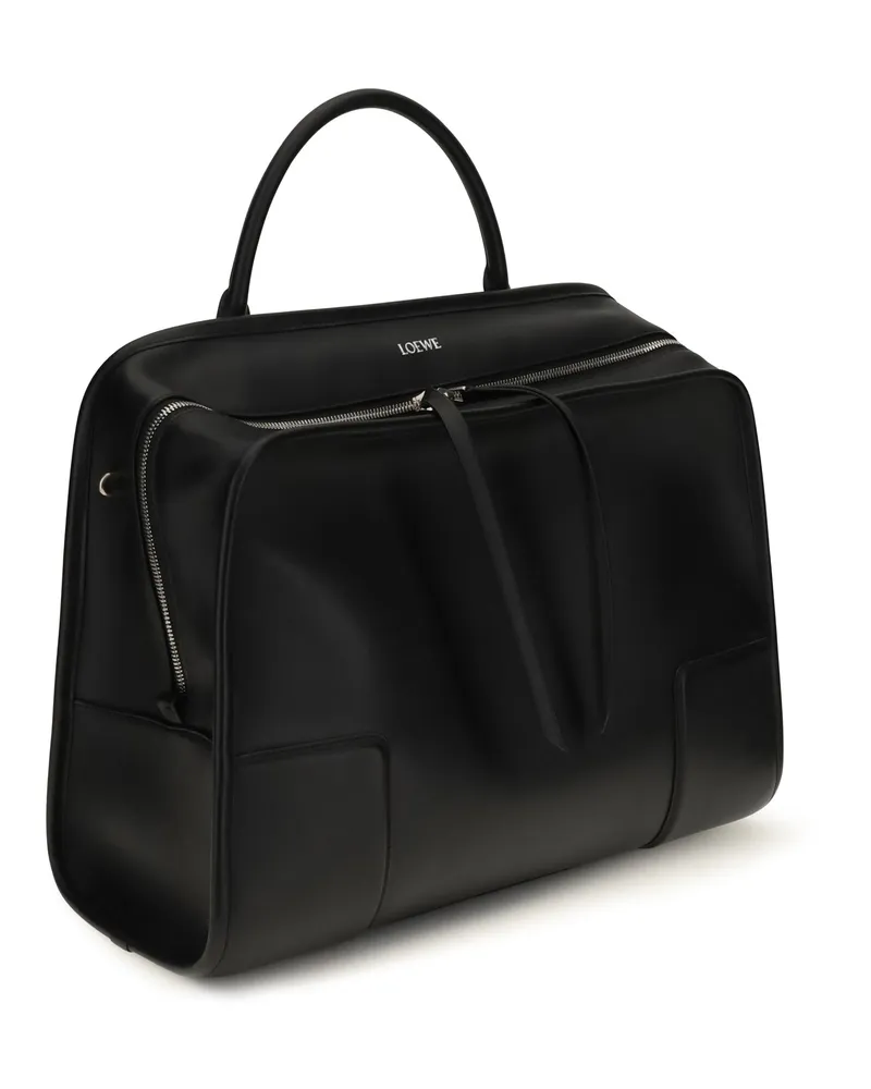 Loewe Amazona 180 XL Calfskin Leather Bag — Black Black