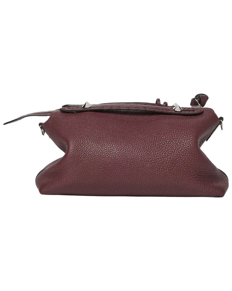 Fendi Women's Leather Handbag By The Way Bordeaux Handbags Hand Bags Burgundy