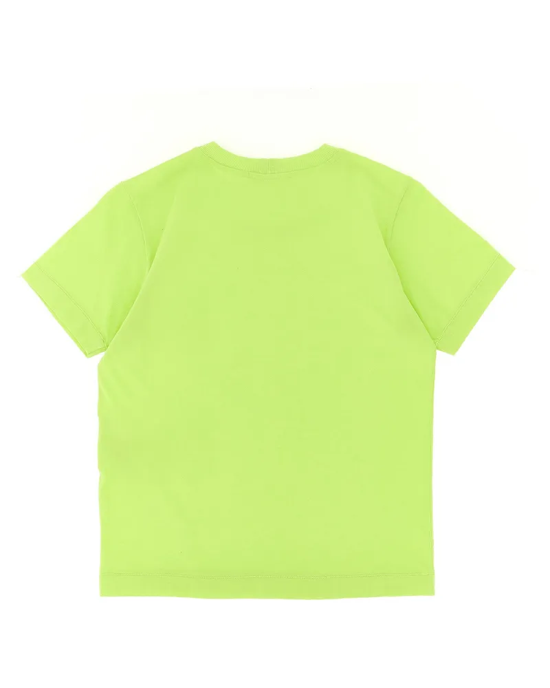 Stone Island Compass Logo T-Shirt — Lime Green Lime