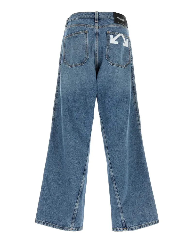 OFF-WHITE Omya197s26den0 0140 Lightmedium Exterior: Cotton Jean Blue