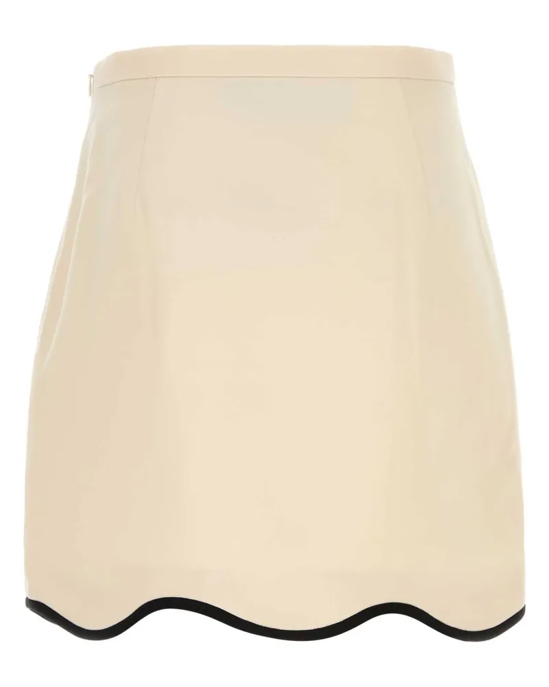 Valentino Garavani Solid Skirt — Beige Beige