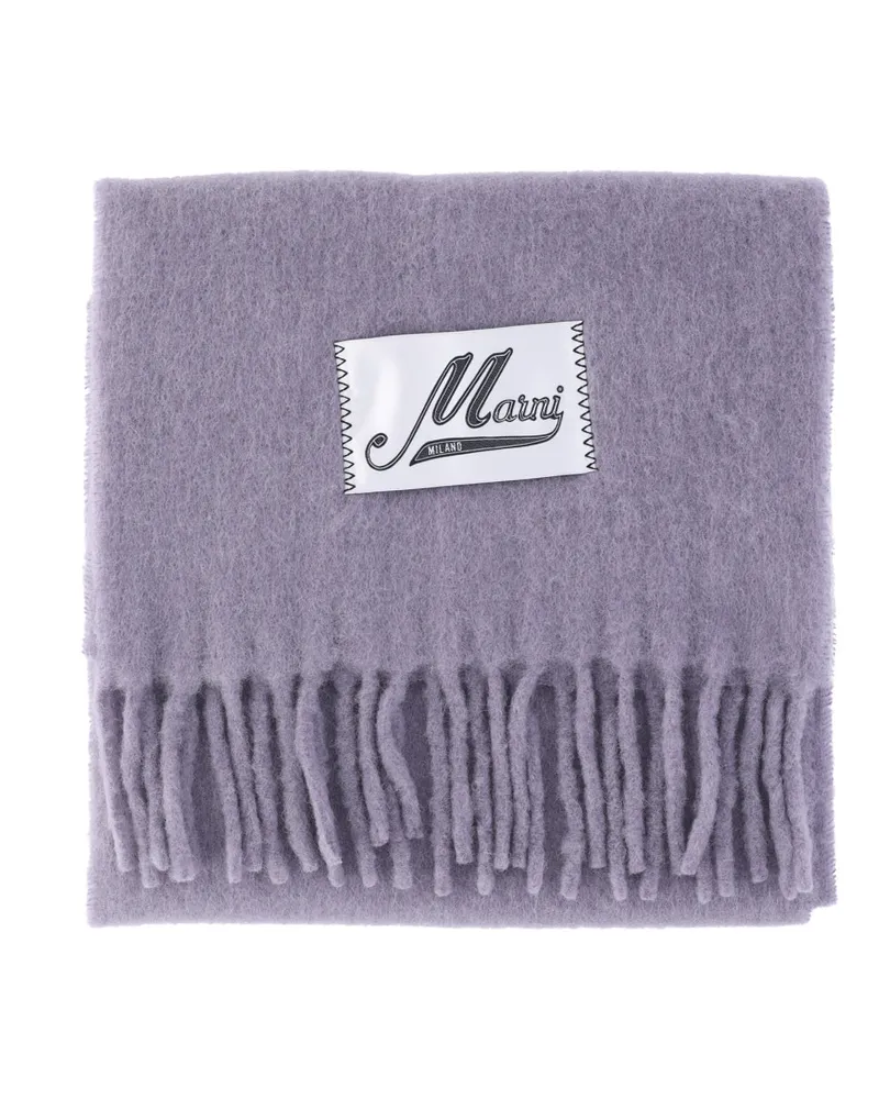 Marni Women's Scarfs Violet Alpaca Purple