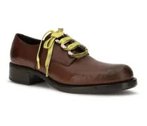 Antique Calf Leather Oxford — Brown