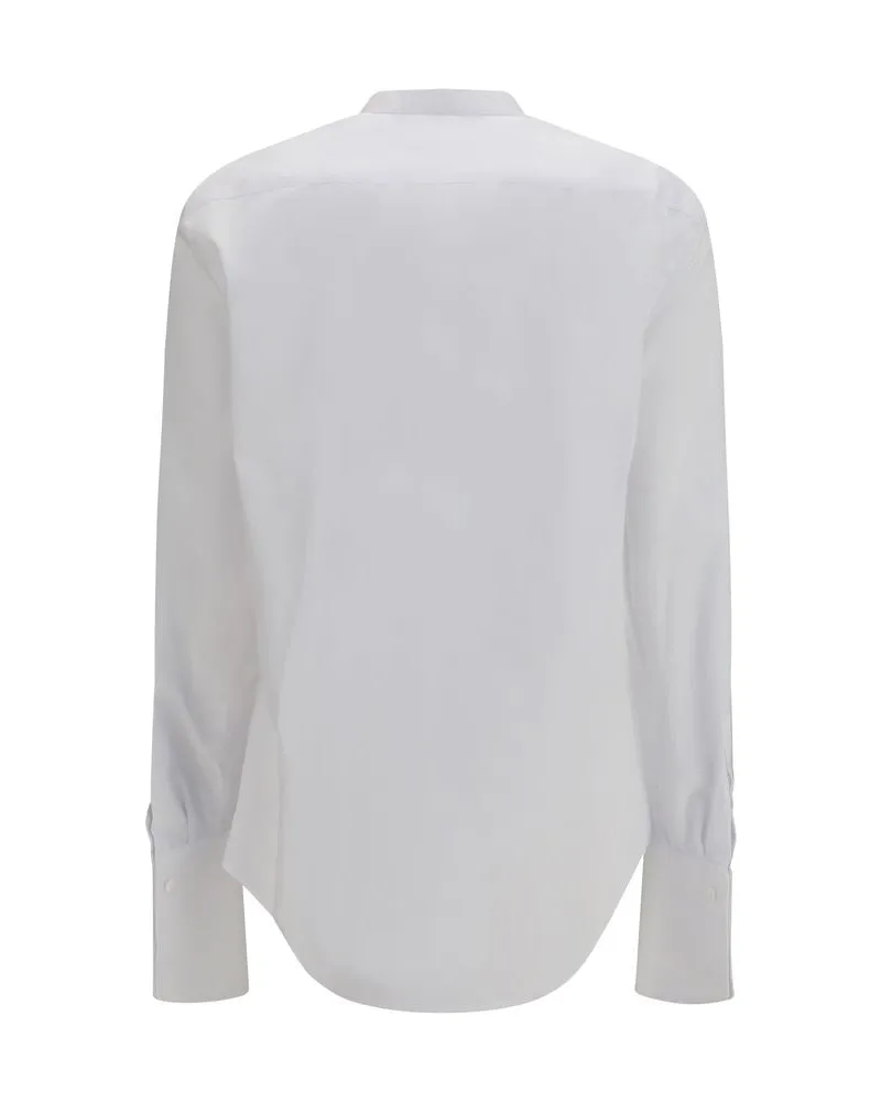Fendi Women's White Cotton Dress Shirt White