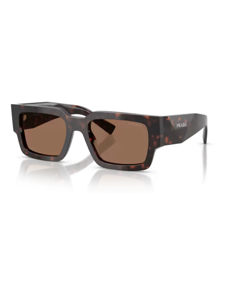 Prada PRB17S17N06B Tortoiseshell Sunglasses — Brown Brown