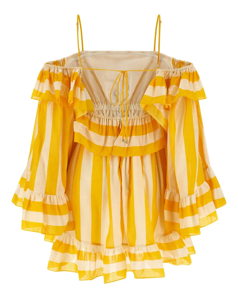 Zimmermann Daylight Dress — Gold Gold