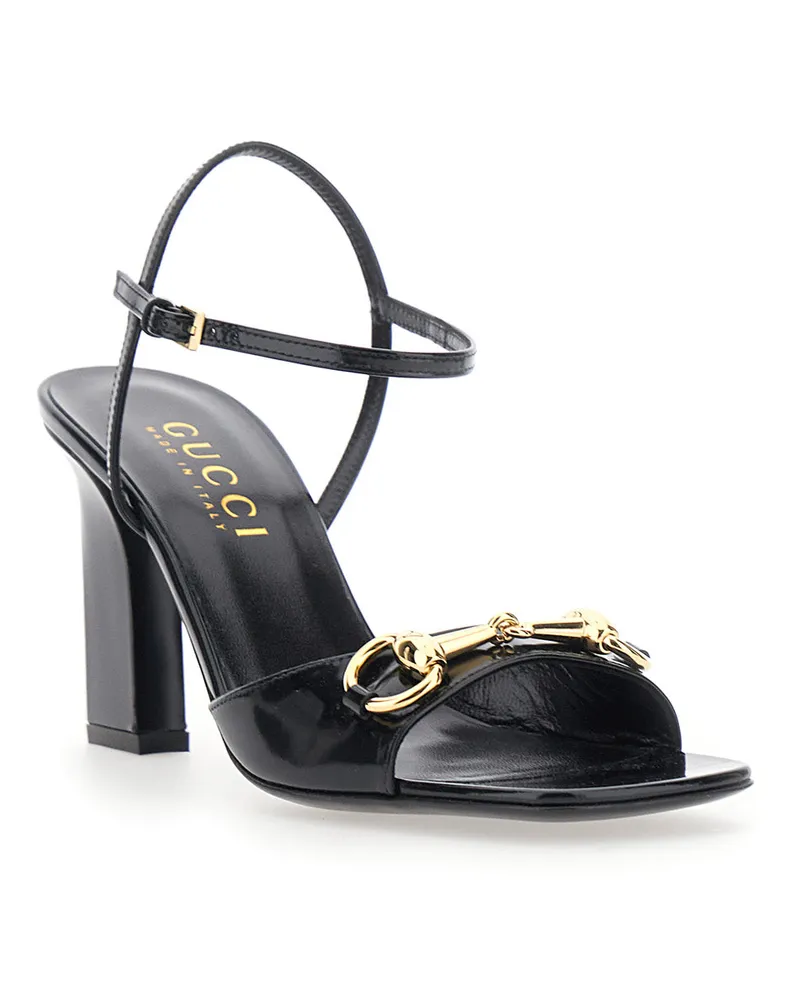 Gucci Women's Sandals Signora Black Leather Black
