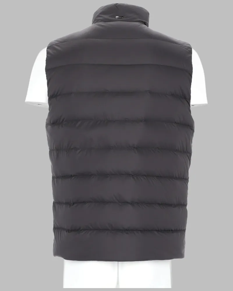 Herno Padded Polyamide Gilet — Gray Gray