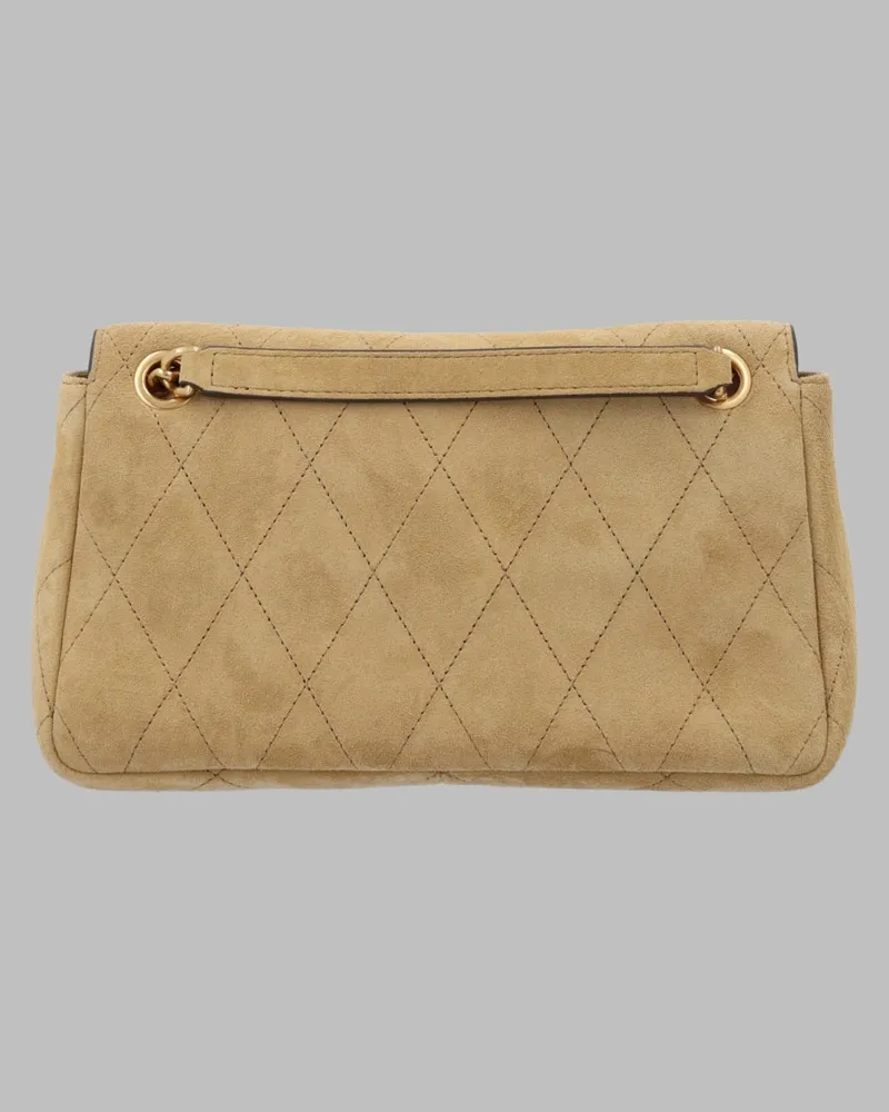 Tory Burch Charlie Shoulder Bag — Beige Beige
