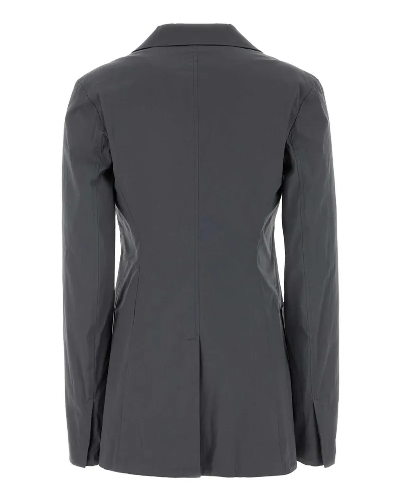 Miu Miu Single-Button Blazer — Gray Gray