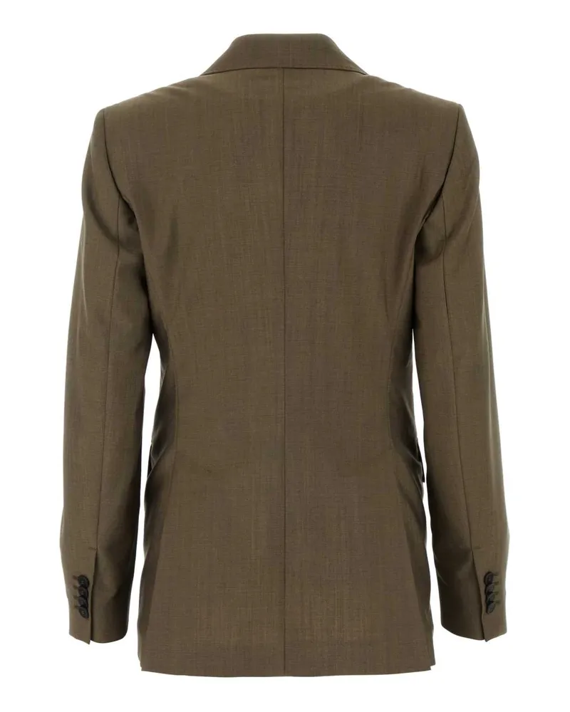 Max Mara Women's Mud Wool Blend Apice Blazer Cuoio Exterior: Virgin Mohair Giacche E Gilet Jacket Brown