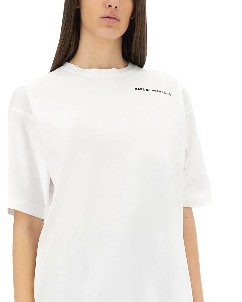 ASPESI Cotton T-shirt — White White