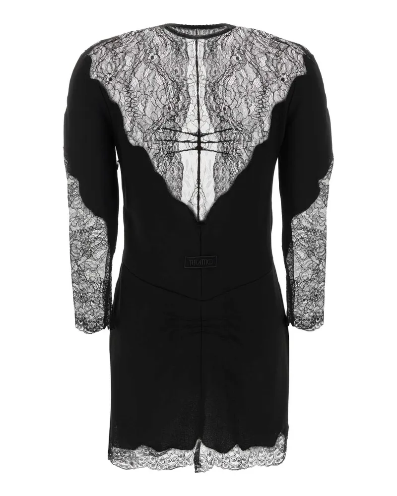 ATTICO Black Exterior: Virgin Wool Abiti Dress Black