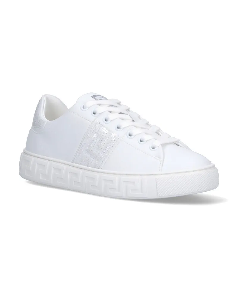 Versace Women's Sneakers White Nylon White