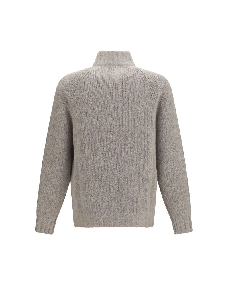 Brunello Cucinelli Men's Gray Cashmere Cardigan Clothing Gray