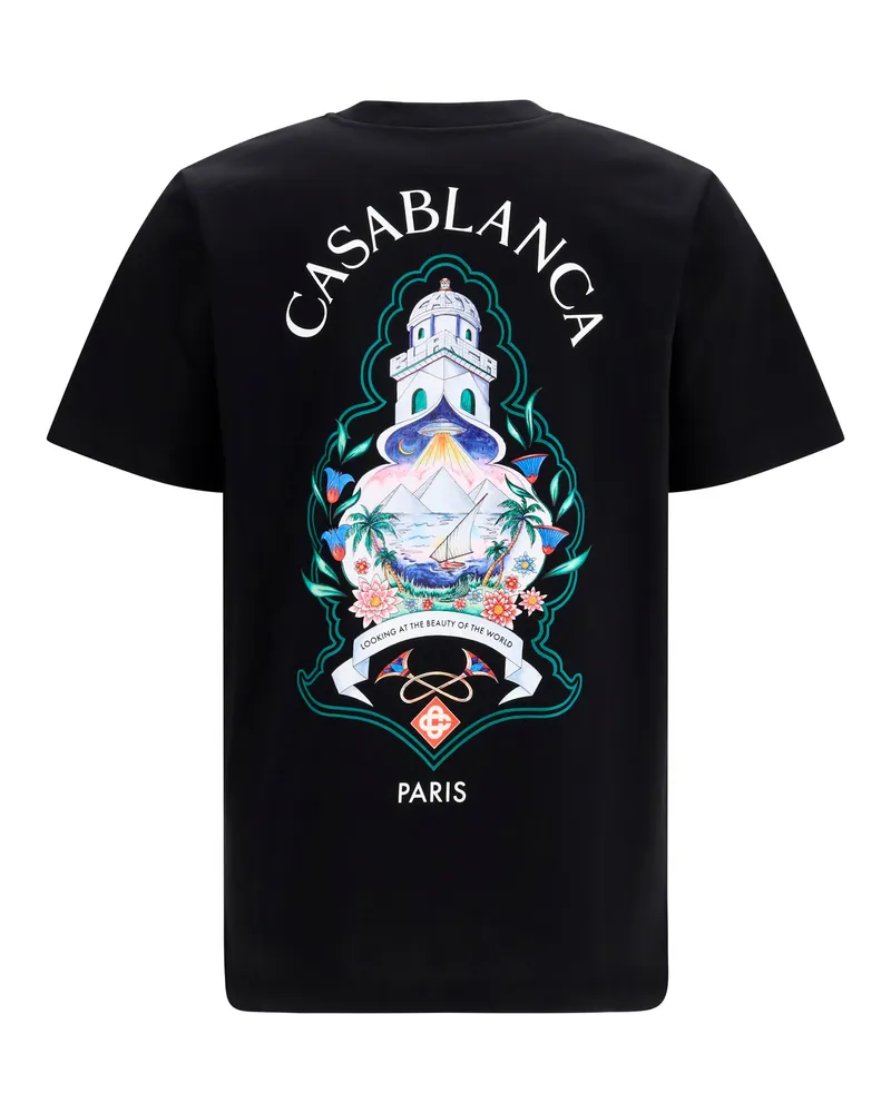Casablanca Paris Paris T-Shirt — Black Black