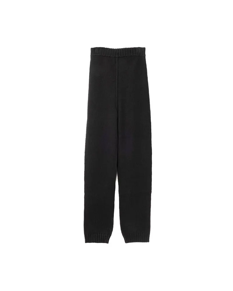 Rick Owens Cashmere Knit Trousers — Black Black